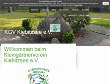 Tablet Screenshot of kgv-kiebitzsee.de